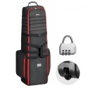 Golf Club Travel Bag Golf Luggage Case Cover with Wheels 1800D Oxford