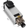 4KW ER25 Air Cooled Spindle Motor with 4KW Variable Frequency Drive Inverter VFD Spindle Motor Kit