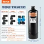 Hele hus salt gratis descaler vand descaler system til 2-3