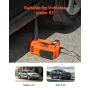 Justerbar elbilstik 5 ton /11000 lbs Jack Kit med sikker hammer