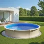 Rund poolliner 5,6 m Unibead poolliner 122 cm væghøjde ensfarvet