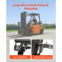 Seat Suspension Kit with Seat Slider Track, Universal Air Ride Seat Suspension for Zero Turn Lawn Mower, 6in Front-to-Back Adjus
