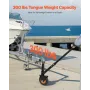 Trailer Dolly, 300lbs Tongue Weight Capacity, 16.5 inch and 22 inch Height Adjustable Trailer Dolly, with 1-7/8 inch and 2 inch 