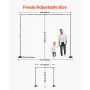 Backdrop Stand, 8.5 x 10 ft Adjustable Photo Backdrop Stand Kit, Portable Background Backdrop Stand with 7 Crossbars, Heavy Duty