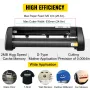 5 In 1 Heat Press 30.5 x 38.1 cm Vinyl Cutter Plotter 71.1 cm Software Sublimation