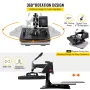 5 I 1 Heat Press 12 "X15" Vinyl Cutter Plotter 28 "Software