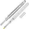 Heavy Duty Drawer Slides 48" Length, Locking Drawer Slides 500lbs Load Capacity Long Full Extension Drawer Slide 1 Pair Side