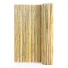 Naturlig rullet bambushegn bambuspanel 6 ft h x 8 ft l x 0,75 i D.