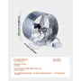 15 "Gable Mount Fan 1300 CFM Attic udstødningsventilator med