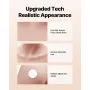 Silicone Breastplate, C-Cup High Neckline Fake Breasts for Crossdressers, Realistic Silicone-Filled Fake Boobs Breast Forms for 