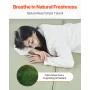 Japanese Tatami Mat, King Size Foldable Japanese Tatami Mattress( Natural Rush Grass), Japanese Floor Mattress with Backing & Fr