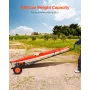 Boat Trailer Dolly, 420lbs Load Capacity, Carbon Steel Trailer Mover with Adjustable Length, 15.7 in Pneumatic Tires and Nonslip