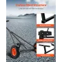 Boat Trailer Dolly, 420lbs Load Capacity, Carbon Steel Trailer Mover with Adjustable Length, 15.7 in Pneumatic Tires and Nonslip