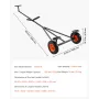 Boat Trailer Dolly, 420lbs Load Capacity, Carbon Steel Trailer Mover with Adjustable Length, 15.7 in Pneumatic Tires and Nonslip