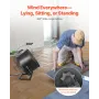 14 i gulvventilator 3-hastighed 360 ° Justerbar Tilt