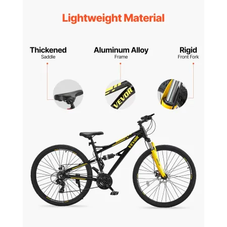 29 "Mountain Bike MTB Bicycle 24 Speed ​​Full Suspension Dual