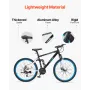  Mountain Bike, 26 inch MTB Bicycle with Full Dual Suspension, 21 Speed Twist Shifting, Comfort Saddle, Dual Disc Brake, Al