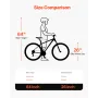  Mountain Bike, 26 inch MTB Bicycle with Full Dual Suspension, 21 Speed Twist Shifting, Comfort Saddle, Dual Disc Brake, Al