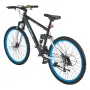  Mountain Bike, 26 inch MTB Bicycle with Full Dual Suspension, 21 Speed Twist Shifting, Comfort Saddle, Dual Disc Brake, Al