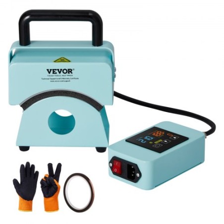 Hat pressemaskine mini hat varmepresse til hætter 5,9x3,15 tommer plade grøn