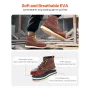 Ståltå arbejdstøvler UK Størrelse 12 Vandtæt MOC TOE til mænd