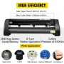 Heat Press 12 "X15" Vinyl Cutter Plotter 53 "Graphics Printer