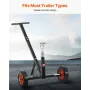 Trailer Dolly 16,5 og 22 uforsvarlig højde 1-7/8 i kugle solide