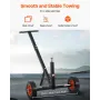 Trailer Dolly, 600lbs Tongue Weight Capacity, Carbon Steel Trailer Mover with 1-7/8 in Hitch Ball and 10 in Solid Tires, Portabl