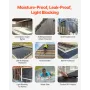 10 Mil Plastic Sheeting Heavy Duty 20' x 100', Thick Plastic Sheeting Roll, Plastic Drop Cloth Painters Tarp, Polyethylene Cover