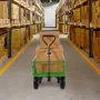 Stålhavevogn med kapacitet på 900 kg, kraftig vogn med 10