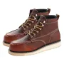 Steel Toe Work Boots UK Størrelse 8.5 Vandtæt MOC Toe til mænd