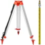 Rotary Green Laser Kit 500M+1.65M Aluminum Tripod+5M Laser Level Staff