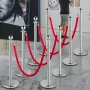 Crowd Control Stanchion, sæt med 8 stykker stanchion sæt