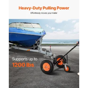 S Trailer Dolly 18 og 22 i justerbar højde 2 i kugle 15.2 i dæk