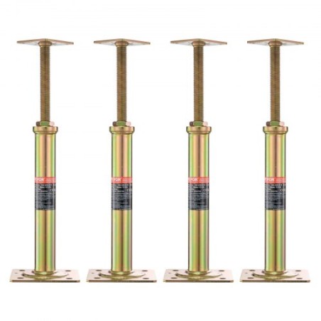 4PCS Adjustable Floor Jack Post House Floor Leveling Lift 11.6"-16" Height