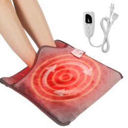Electric Heated Foot Warmer Double-Sided Foot Heating Pad 15.4" x 15.0"