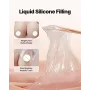 Silikone brystplade h-cup høj hals falske bryster til cosplay