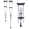 Underarm Crutches 13-Level Height Adjustable Under Arm Walking Crutches