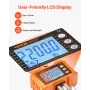Digital Crane Scale, 2200 lbs/1000 kg, Industrial Heavy Duty Hanging Scale with Remote Control, Cast Aluminum Case & LCD Screen,