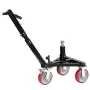 Trailer Dolly, 3500lbs Tongue Weight Capacity, 18 inch and 22 inch Height Adjustable Trailer Dolly, with 2 inch Hitch Ball, Adju