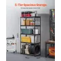 Storage Shelves, 2000 lbs, 5 Tier Garage Storage Shelving, 16" D x 36" W x 71.4" H Adjustable Metal Shelves for Garage Shelves U