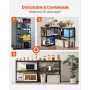 Storage Shelves, 2000 lbs, 5 Tier Garage Storage Shelving, 16" D x 36" W x 71.4" H Adjustable Metal Shelves for Garage Shelves U