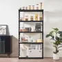 Storage Shelves, 2000 lbs, 5 Tier Garage Storage Shelving, 16" D x 36" W x 71.4" H Adjustable Metal Shelves for Garage Shelves U