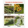 Metal Landscape Edging, 10 Packs 60 in Rust-Resistant Aluminum Alloy Landscape Edging, Bendable Garden Edging Border, Heavy Duty
