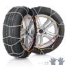 Snow Chains Manganese Alloy Steel Traction Snow Wheels Chains Silver 2PCS