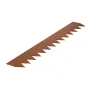 Steel Landscape Edging, 6 Packs 40 x 6 in Weather-Resistant & Pre-Rust Metal Landscape Edging, Bendable Garden Edging Border, He