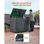 Skrald Opbevaring Skur til 3 skraldecontainer