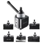 Quick Change Tool Post Set, 6 Pcs, Includes Lathe Tool Holders, Wedge Type Tool Post with Turning Tool Holder Accessories, for M