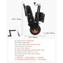 Trailer Dolly, 500lbs Tongue Weight Capacity, 13 inch-23.2 inch Height Adjustable Trailer Mover Dolly, 9-inch Pneumatic Rubber T