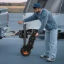 Trailer Dolly, 500lbs Tongue Weight Capacity, 13 inch-23.2 inch Height Adjustable Trailer Mover Dolly, 9-inch Pneumatic Rubber T
